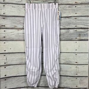 Champro Adult Baseball Pants White Pinstripe Small NWT